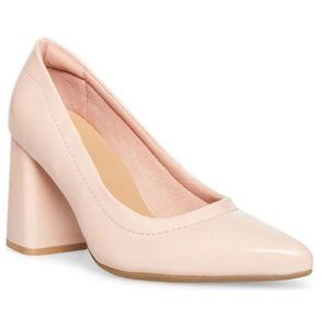 NWT Anne Klein Grazen Pointed Toe Pump / Heel, Blush Patent 10M